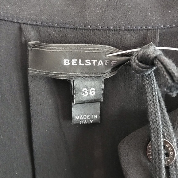 Belstaff black silk pleated Seaford dress - Picture 4 of 8